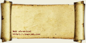 Janko Soprenić vizit kartica